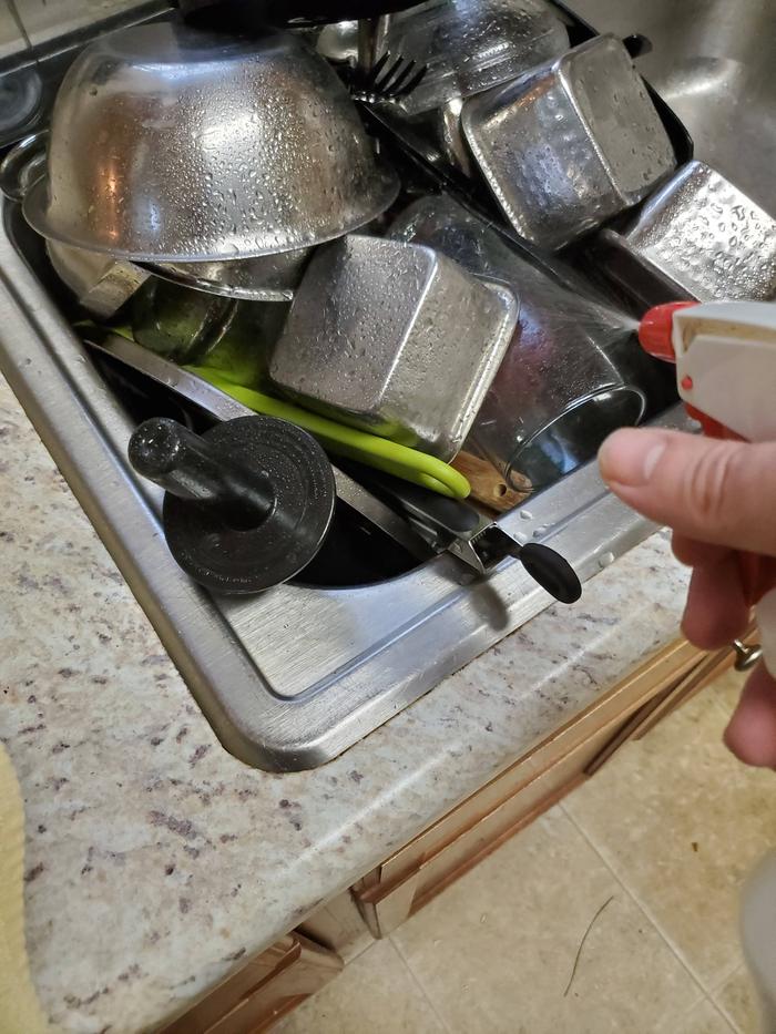 Dishes get sanitized too.