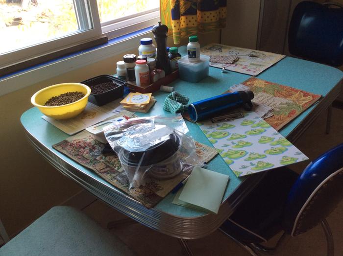 Table before
