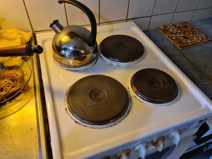 Stove before