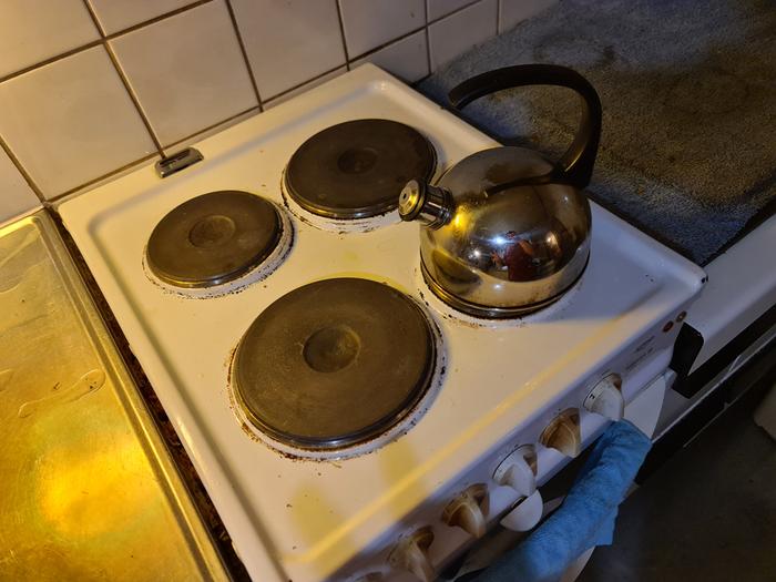 Stove after