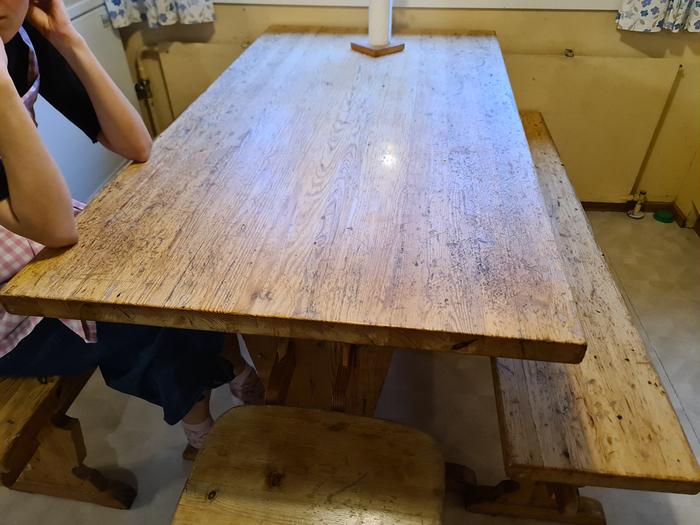 Table after