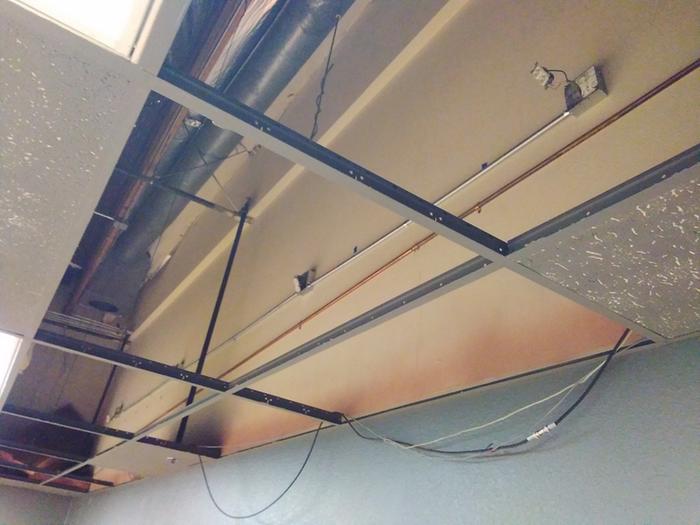 This shot shows the outlets wired up.