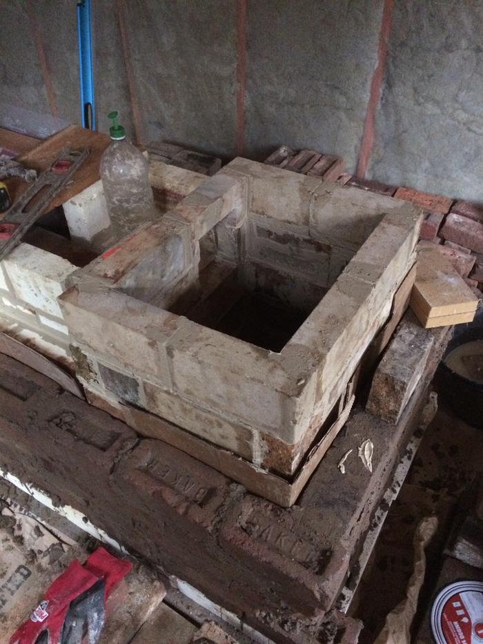 finally past the transison area where the core of the stove enters the bell