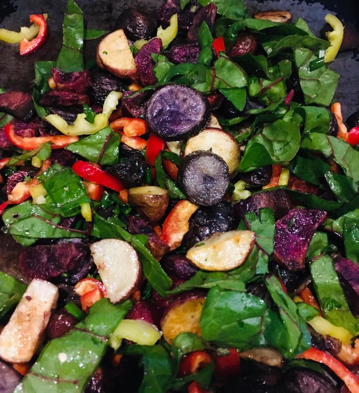 Veggie Roast on the grilll!