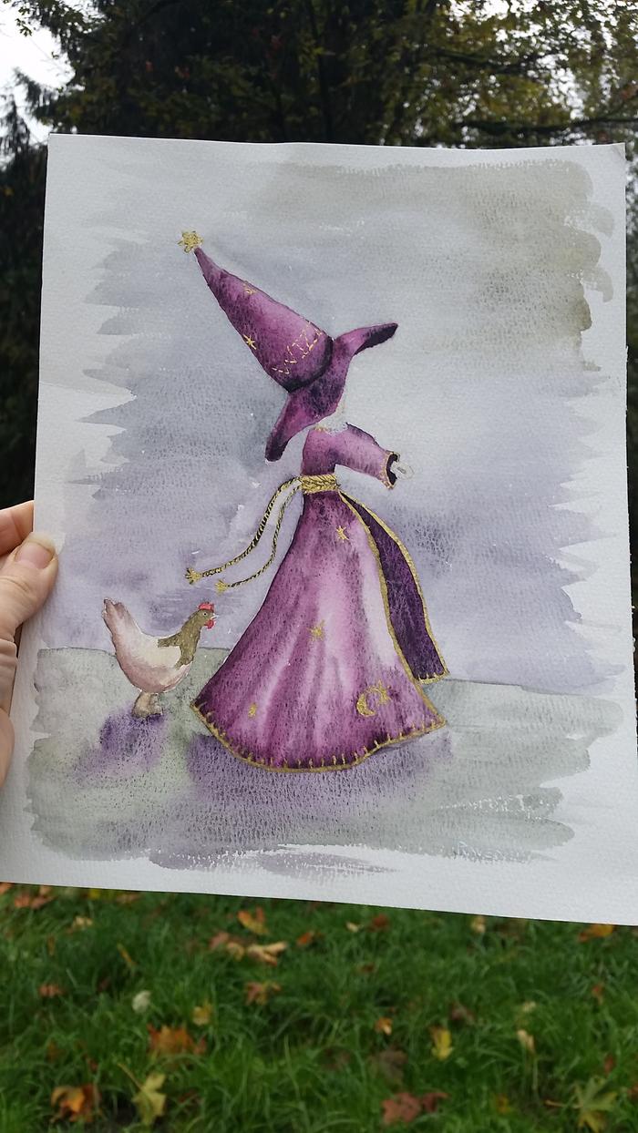This shows some of the shiny gold. It's so lovely and whimsical. I love it!