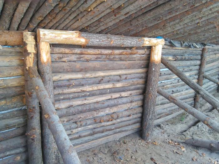 two new posts in holding up stronger new beam