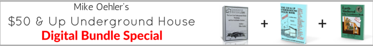 Underground houses and greenhouses - digital bundle