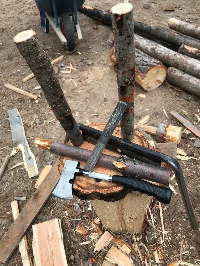 Part way through the built